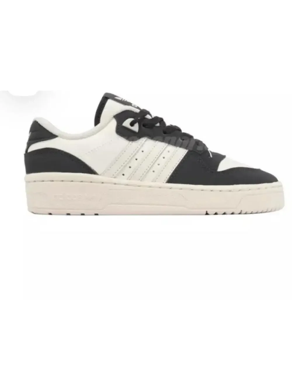 Adidas RIVALRY LOW Lifestyle Shoes Carbon/Talc/Cloud White/Black ID7560 Size 8.5